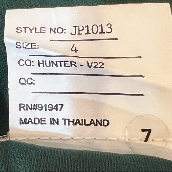 New Jenny Packham Dress Size 4 Hunter Green Drape Front High Slit JP1013 Gown - Picture 16 of 16